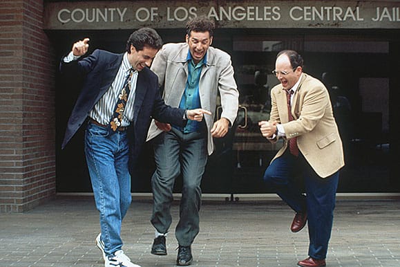 Jerry Seinfeld, Michael Richards and Jason Alexander